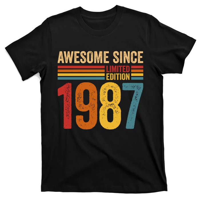 Retro Vintage Awesome Since 1987 Limited Edition T-Shirt