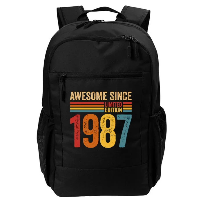 Retro Vintage Awesome Since 1987 Limited Edition Daily Commute Backpack