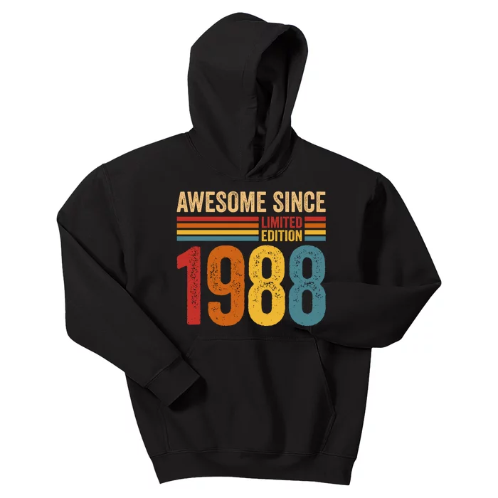 Retro Vintage Awesome Since 1988 Limited Edition Kids Hoodie