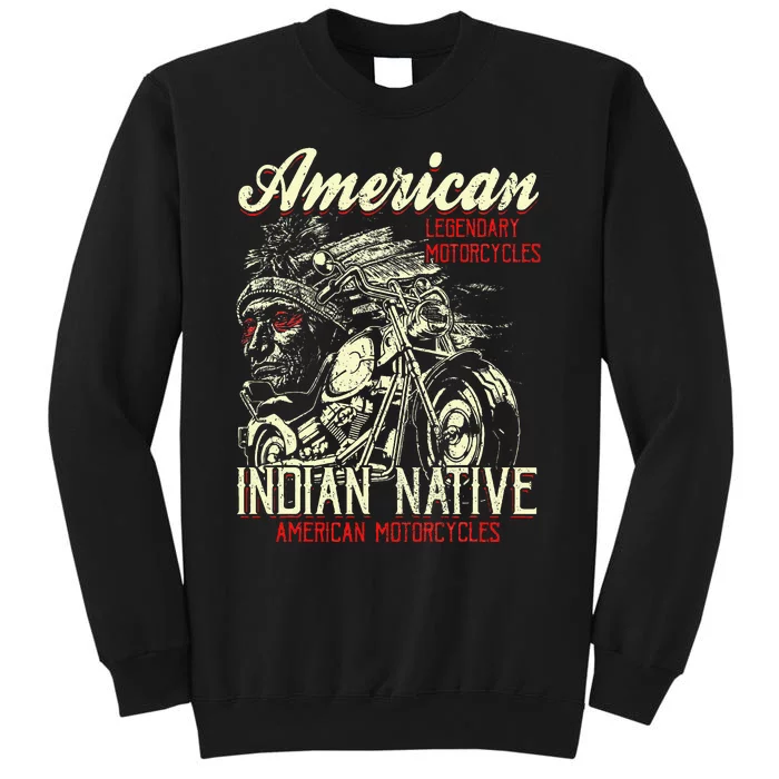 Retro Vintage American For Old Biker Tall Sweatshirt