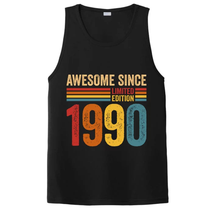 Retro Vintage Awesome Since 1990 Limited Edition Performance Tank