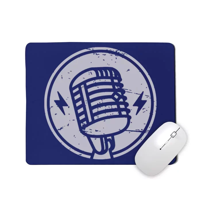 Retro Vintage Audio Engineer Sound Guy Mousepad