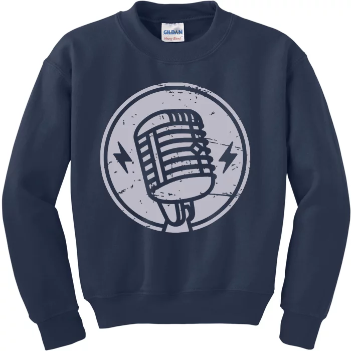 Retro Vintage Audio Engineer Sound Guy Kids Sweatshirt