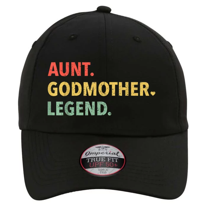 Retro Vintage Aunt Godmother Legend Funny Auntie Mothers Day The Original Performance Cap