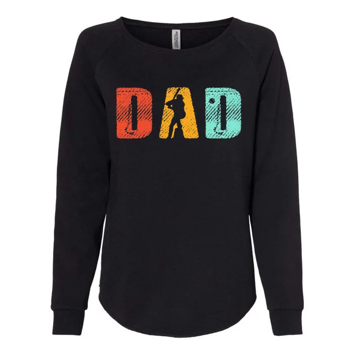 Retro Vintage Baseball Dad Family Matching Father's Day Womens California Wash Sweatshirt