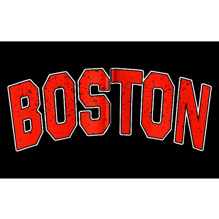 Retro Vintage Boston Massachusetts State Boston Varsity Bumper Sticker