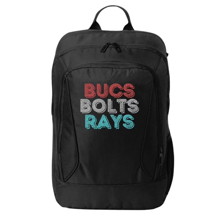 Retro Vintage Bucs Bolts Rays City Backpack