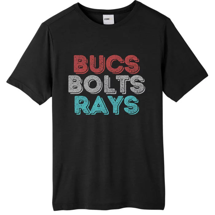 Retro Vintage Bucs Bolts Rays ChromaSoft Performance T-Shirt