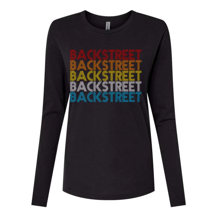 Retro Vintage Backstreet Womens Cotton Relaxed Long Sleeve T-Shirt