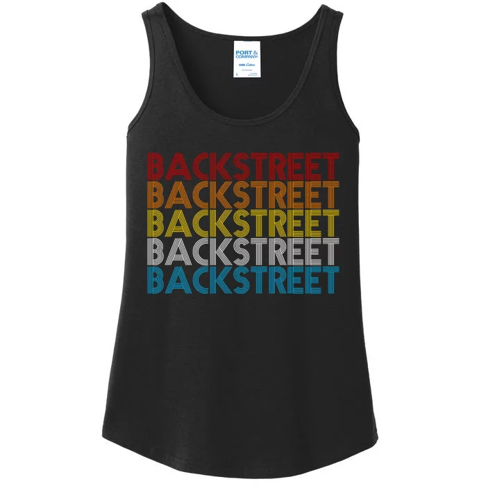 Retro Vintage Backstreet Ladies Essential Tank