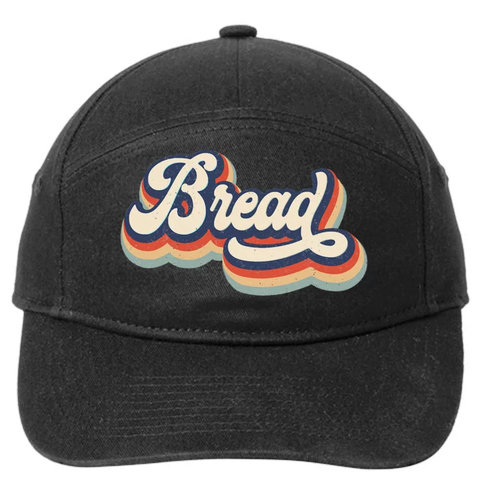 Retro Vintage Bread Baking Lover Baker Baking Gift 7-Panel Snapback Hat