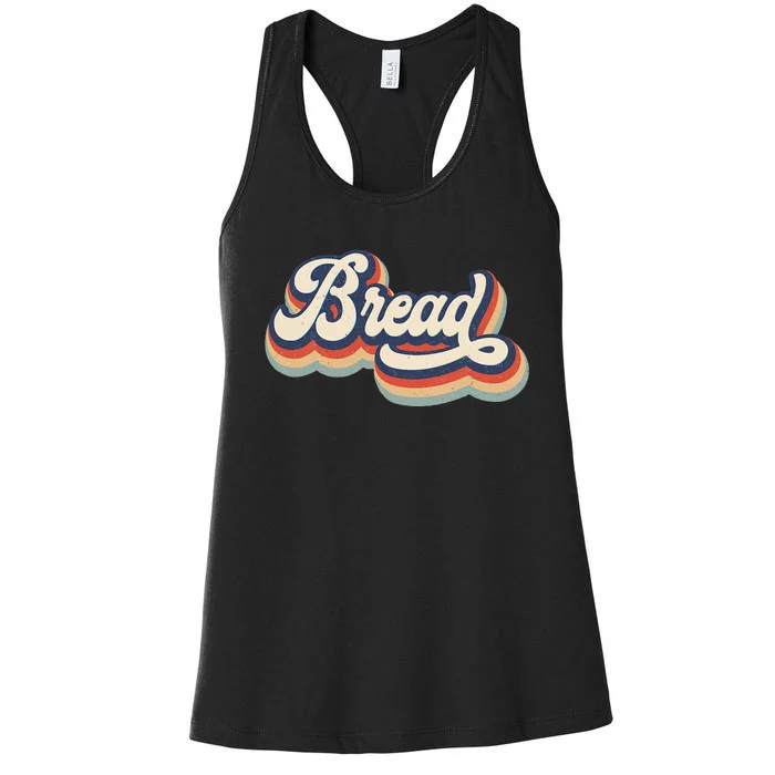 Retro Vintage Bread Baking Lover Baker Baking Gift Women's Racerback Tank