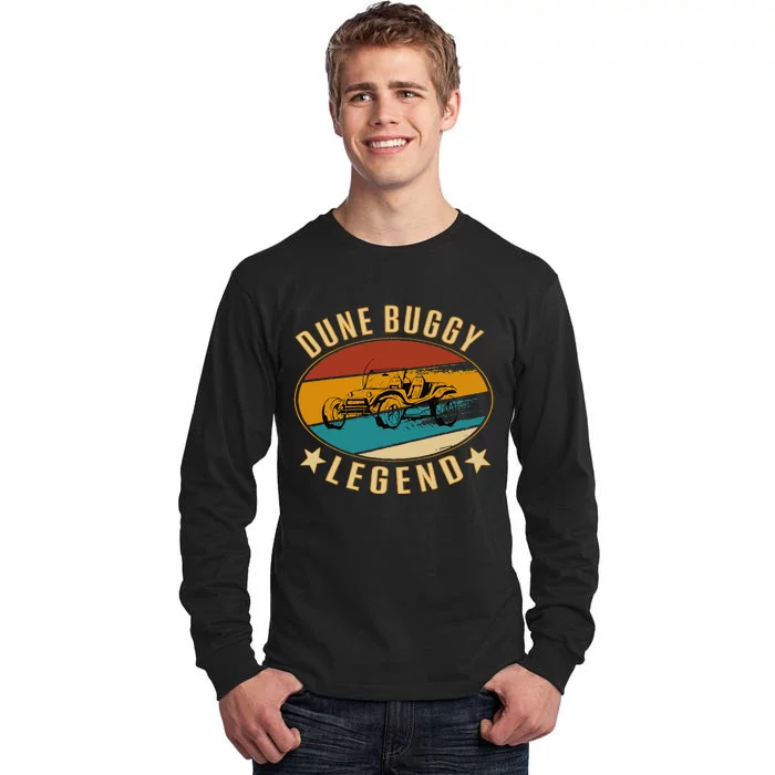 Retro Vintage Beach Car Dune Buggy Legend Tall Long Sleeve T-Shirt