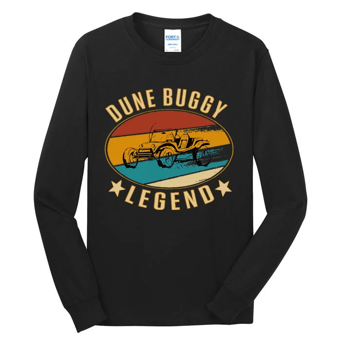 Retro Vintage Beach Car Dune Buggy Legend Tall Long Sleeve T-Shirt