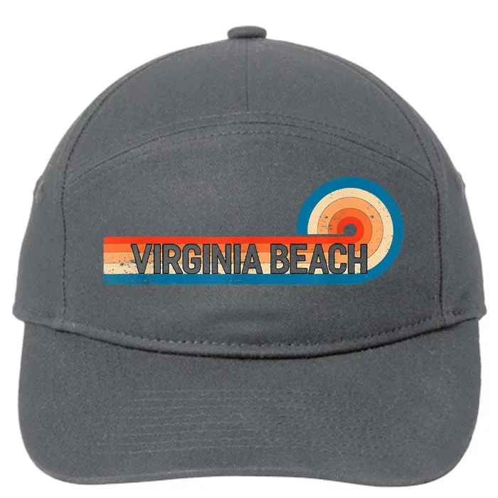 Retro VIRGINIA BEACH Vintage City VIRGINIA BEACH 7-Panel Snapback Hat