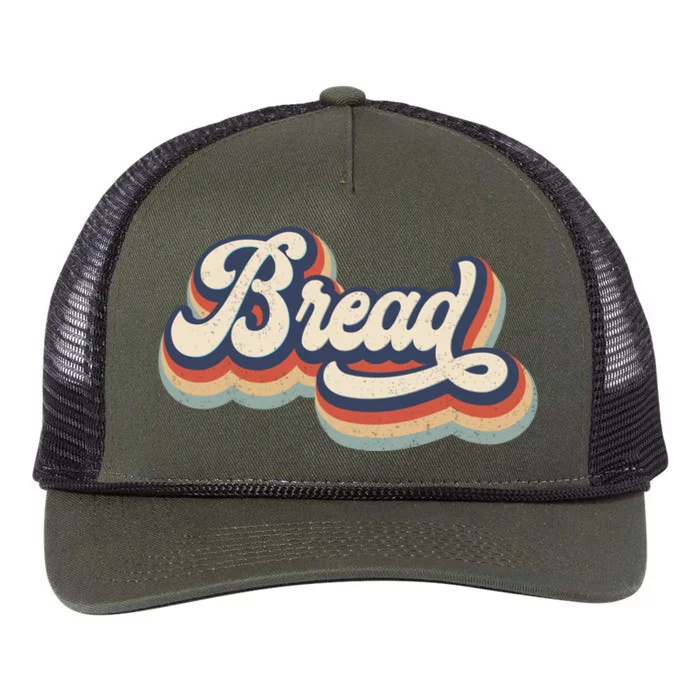 Retro Vintage Bread Funny Baking Lover Baker Funny Baking Gift Retro Rope Trucker Hat Cap