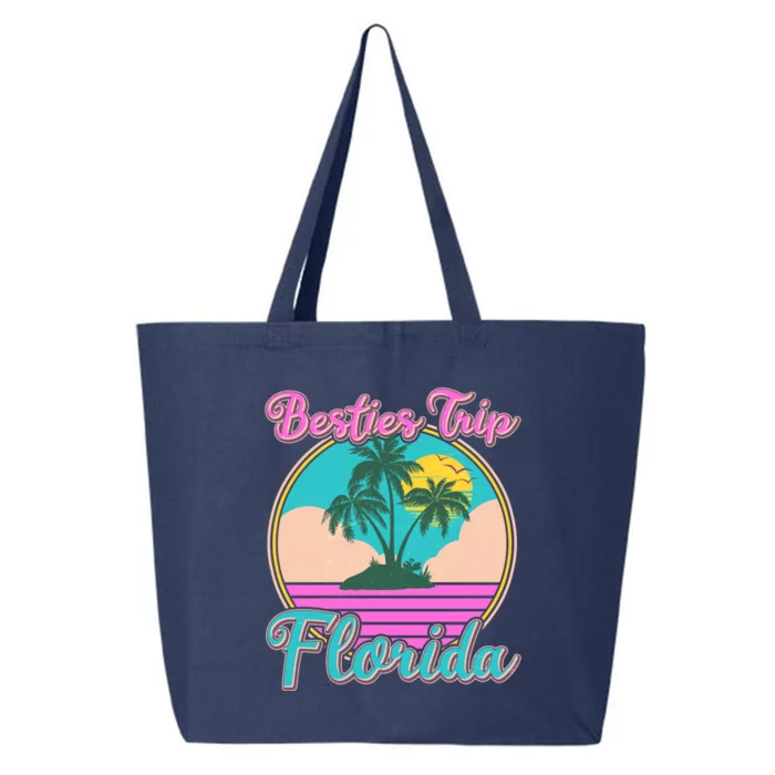 Retro VIntage Besties Trip Florida 25L Jumbo Tote