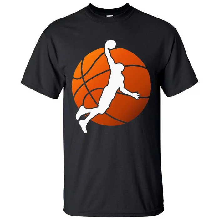 Retro Vintage Basketball Gift For Basketball Players Tall T-Shirt