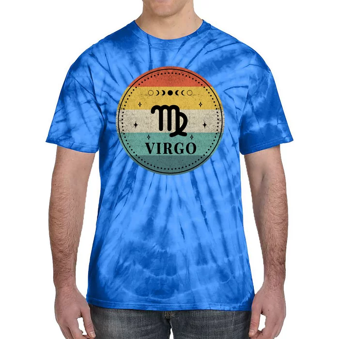 Retro Virgo Birthday Zodiac Sign Virgo Cute Gift Tie-Dye T-Shirt