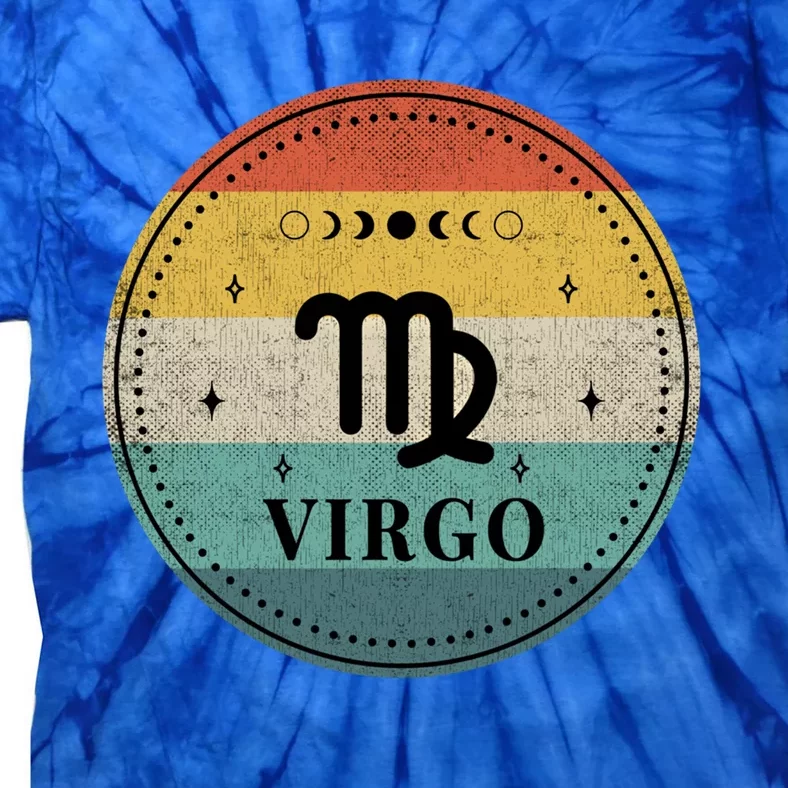 Retro Virgo Birthday Zodiac Sign Virgo Cute Gift Tie-Dye T-Shirt