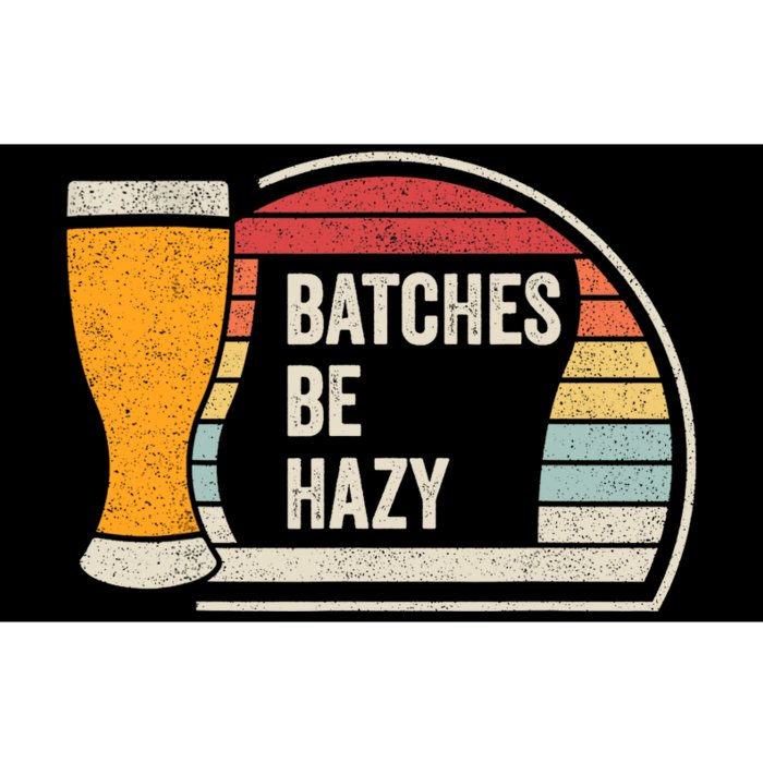 Retro Vintage Batches Be Hazy For Home Brewing Craft Beer Bumper Sticker