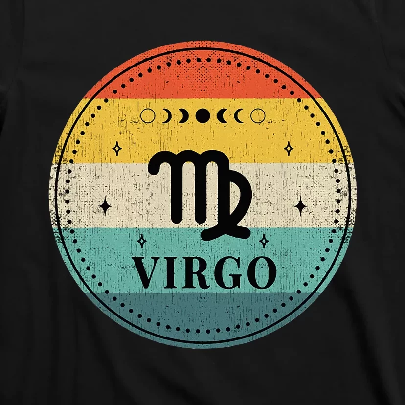 Retro Virgo Birthday Zodiac Sign Virgo T-Shirt