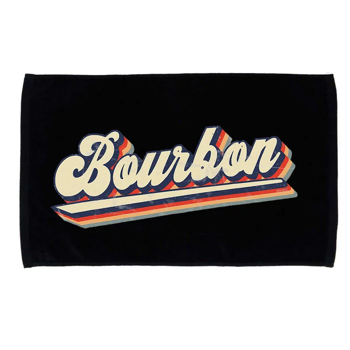 Retro Vintage Bourbon Whisky & Whiskey Microfiber Hand Towel