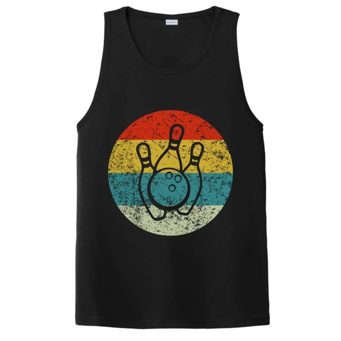 Retro Vintage Bowling Performance Tank