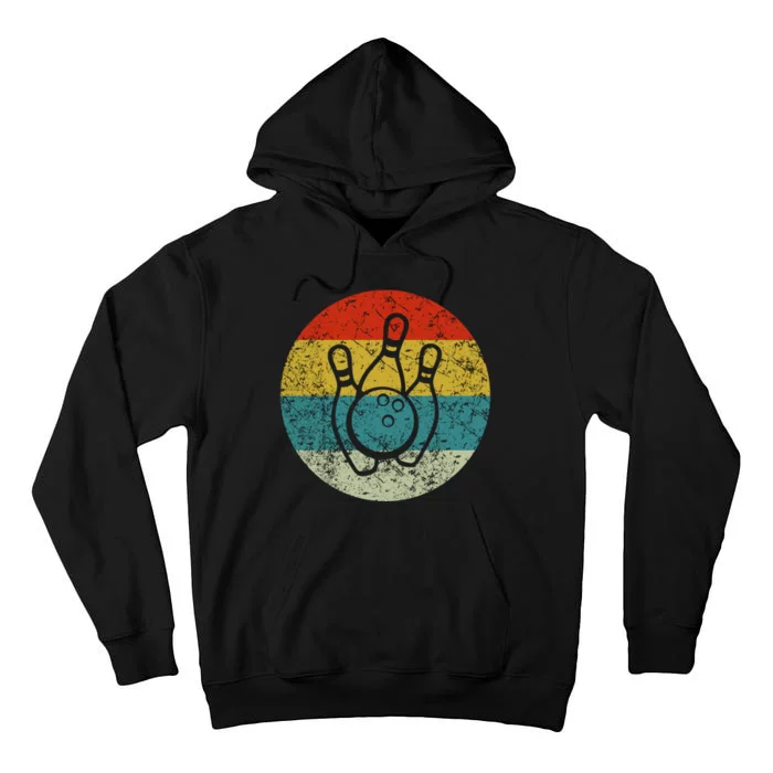 Retro Vintage Bowling Tall Hoodie