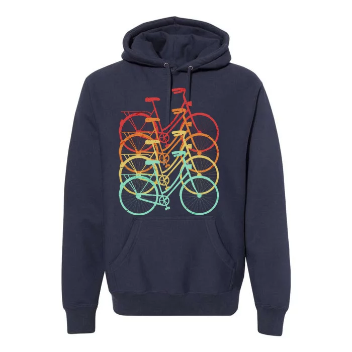 Retro Vintage Bicycle Bike Premium Hoodie