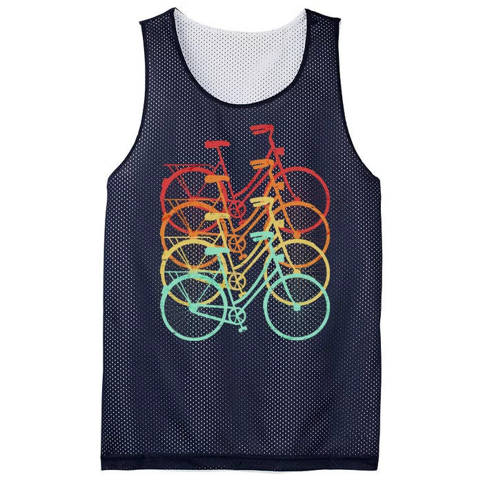 Retro Vintage Bicycle Bike Mesh Reversible Basketball Jersey Tank