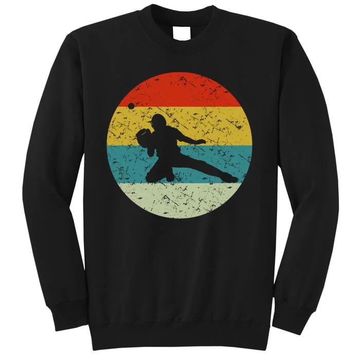 Retro Vintage Baseball Catcher Sweatshirt