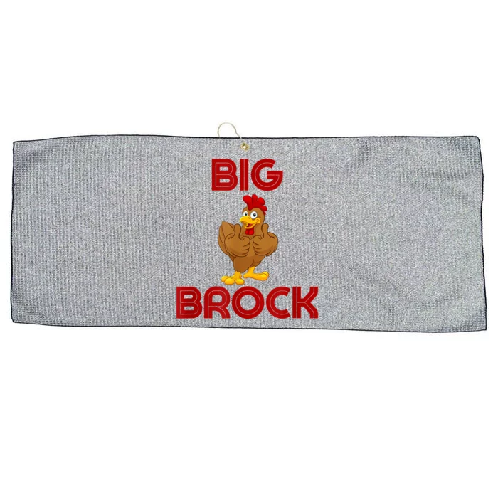 Retro Vintage Big Cock Brock Humor Large Microfiber Waffle Golf Towel