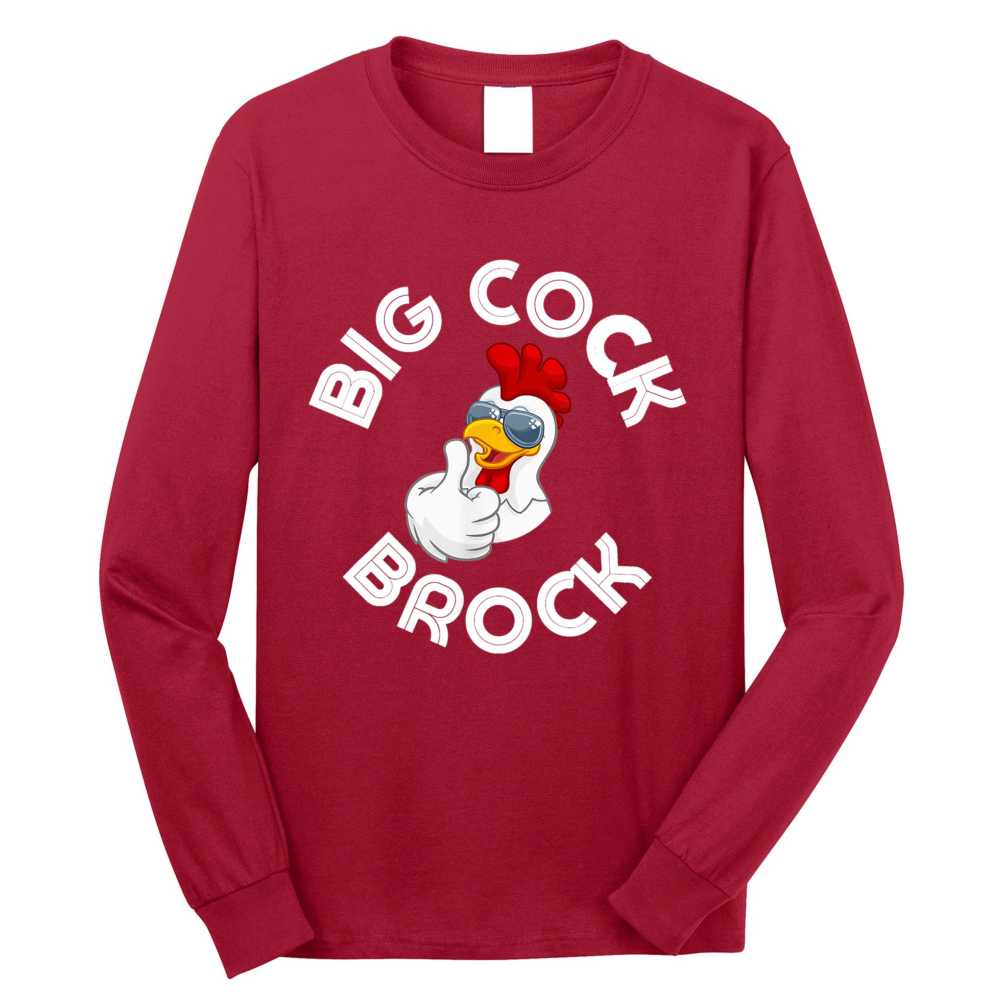 Retro Vintage Big Cock Brock Humor Long Sleeve Shirt TeeShirtPalace photo