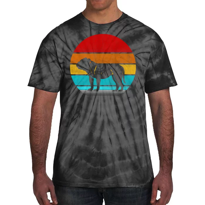 Retro Vintage Bulldog Tie-Dye T-Shirt