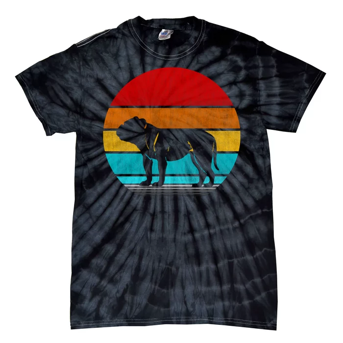 Retro Vintage Bulldog Tie-Dye T-Shirt