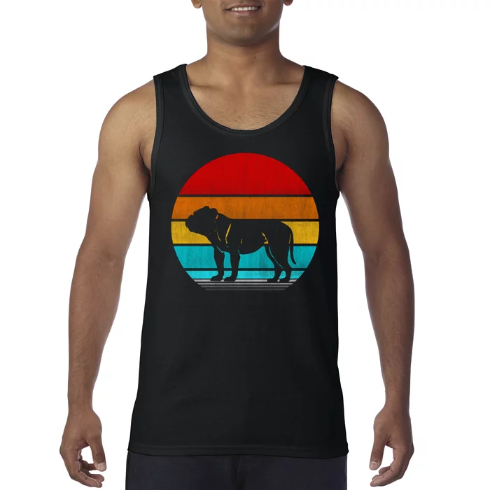 Retro Vintage Bulldog Tank Top