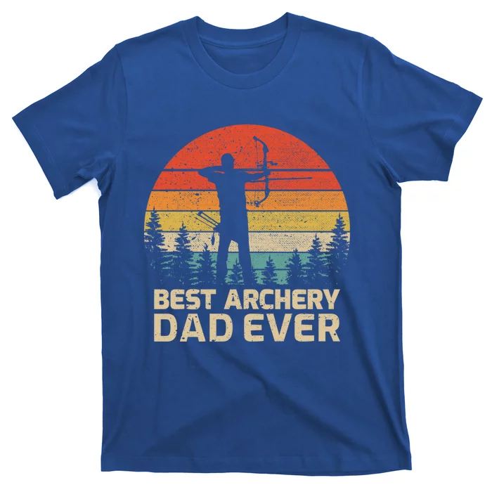 Retro Vintage Best Archery Dad Ever Father's Day Gift T-Shirt