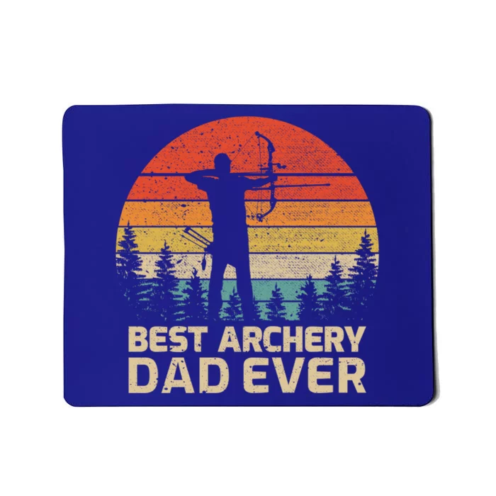 Retro Vintage Best Archery Dad Ever Father's Day Gift Mousepad