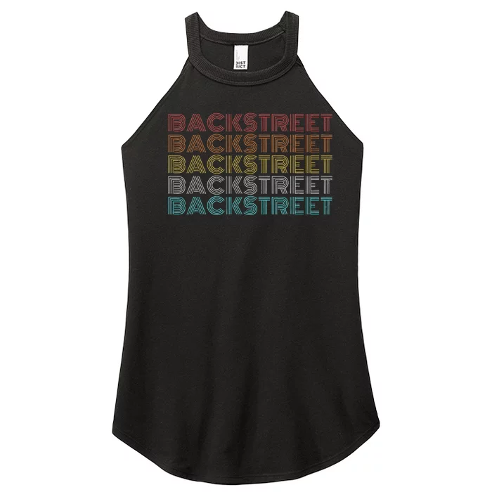 Retro Vintage Backstreet Women’s Perfect Tri Rocker Tank