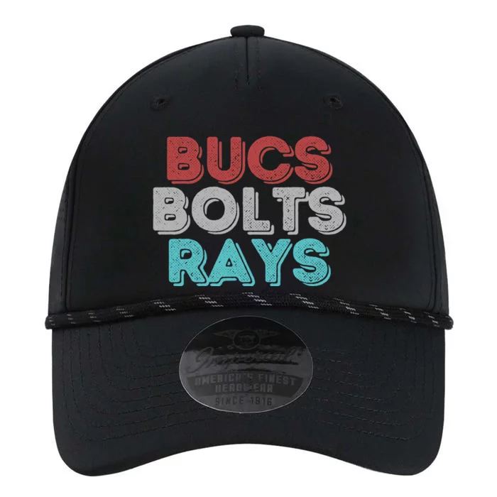 Retro Vintage Bucs Bolts Rays Performance The Dyno Cap