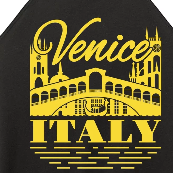 Retro Venice Bridge Italy Souvenir Women’s Perfect Tri Rocker Tank