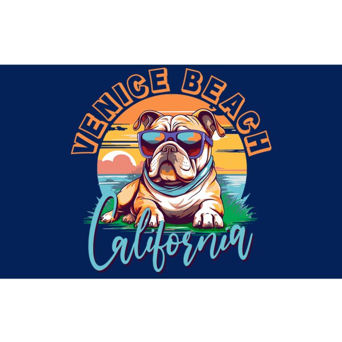 Retro Venice Beach California Beach Bumper Sticker