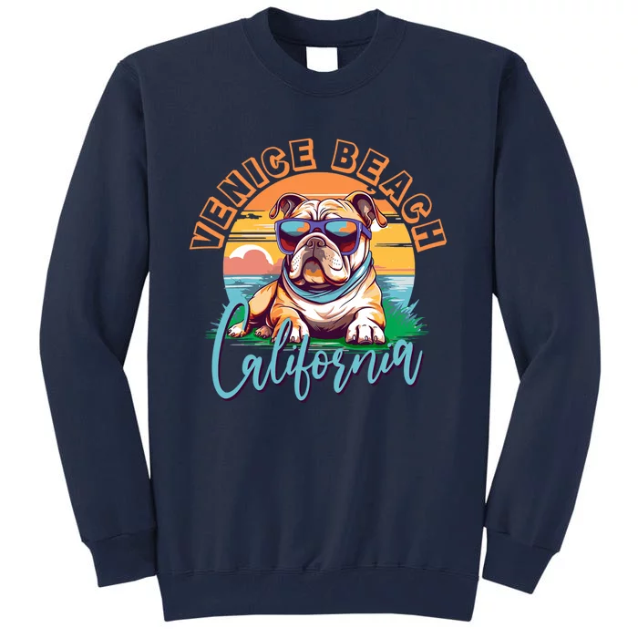 Retro Venice Beach California Beach Tall Sweatshirt