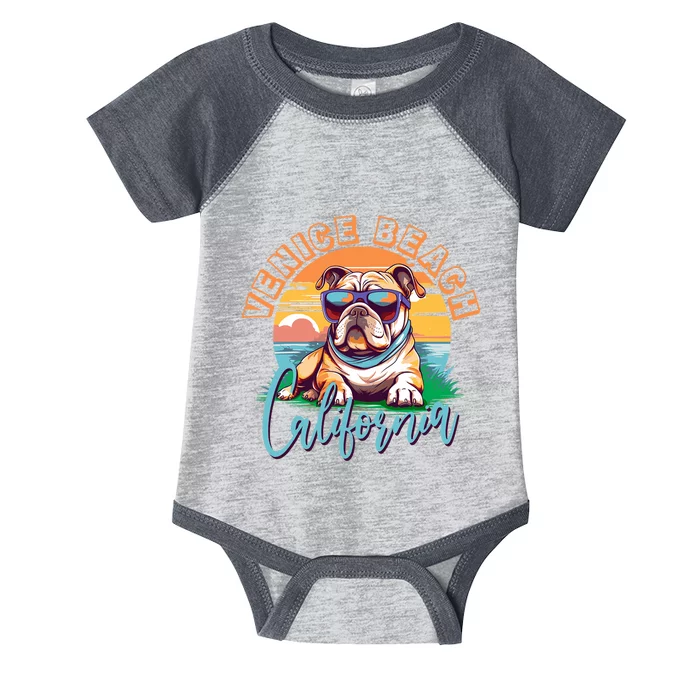 Retro Venice Beach California Beach Infant Baby Jersey Bodysuit