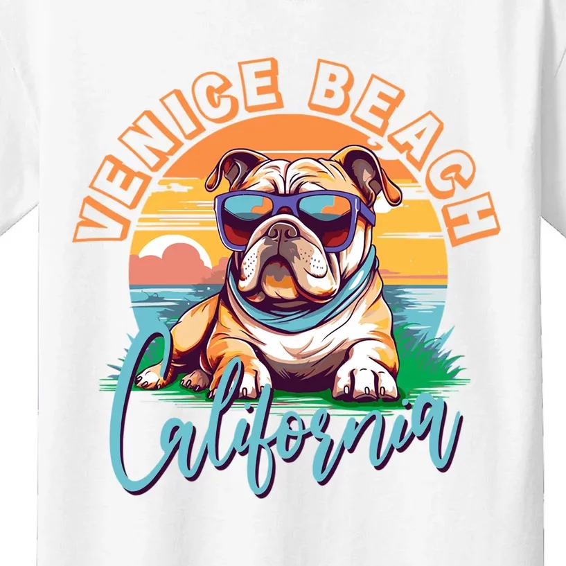 Retro Venice Beach California Beach Kids T-Shirt