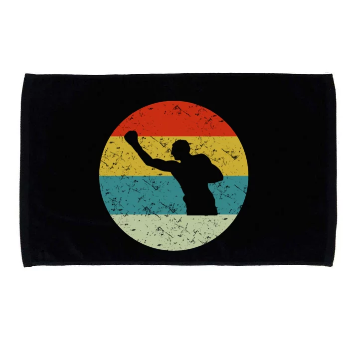 Retro Vintage Boxing Microfiber Hand Towel