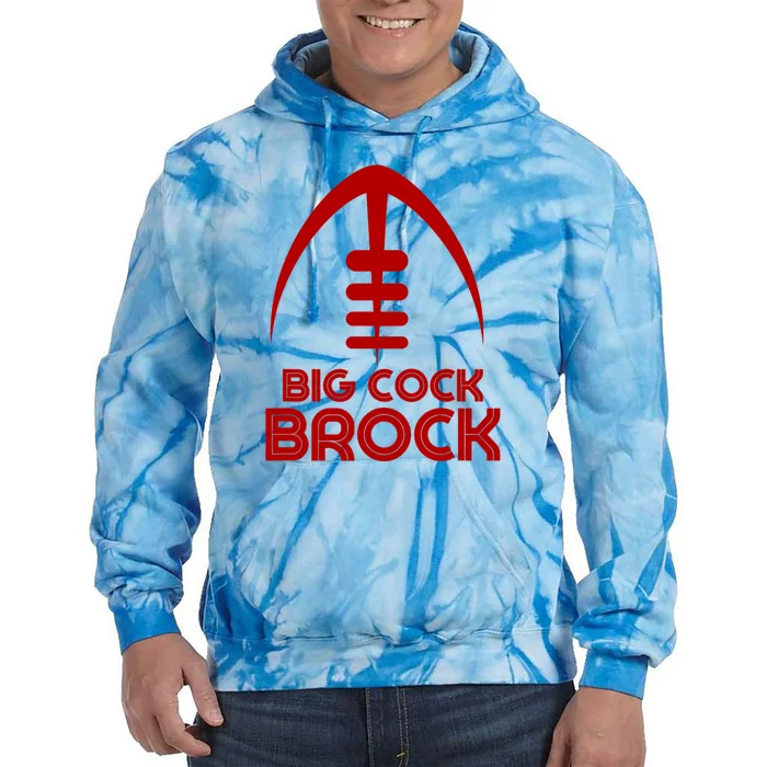 Retro Vintage Big Cock Brock Humor Tie Dye Hoodie