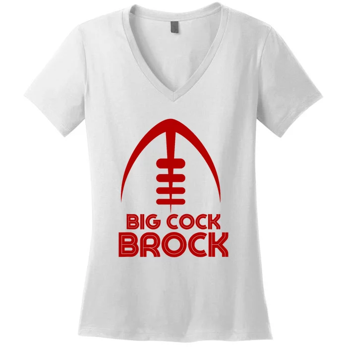 Retro Vintage Big Cock Brock Humor Design Gift Women's Plus Size T-Shirt