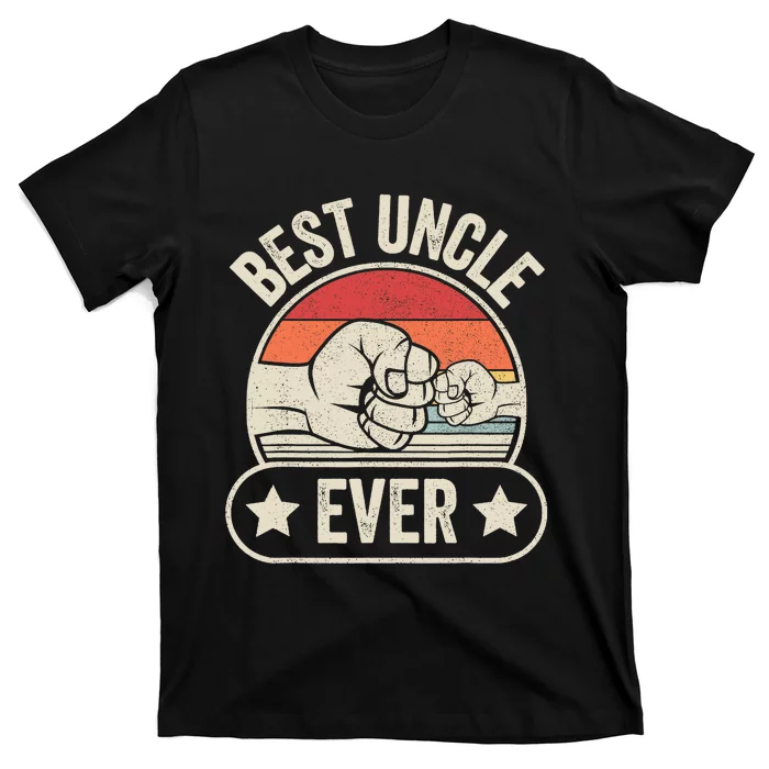 Retro Vintage Best Uncle Ever Fist-bump T-Shirt